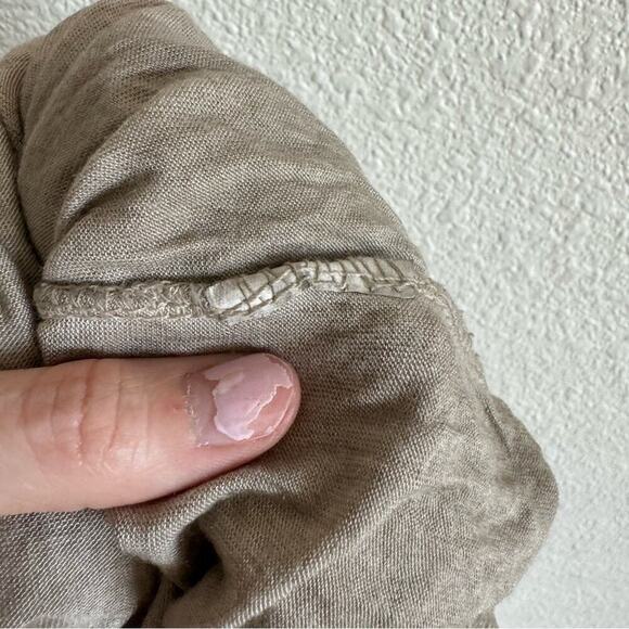 Scandal Italy Women's Small 100% Silk Blouse Sheer Floral Overlay Boho Casual - Picture 6 of 9